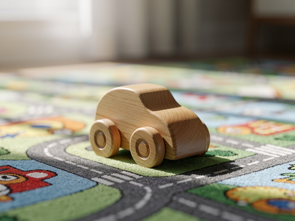 Véhicule en Bois Éducatif